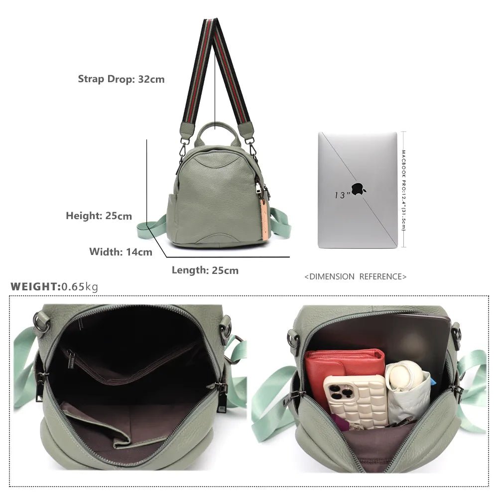 Heyto Heyto ⋄ kleiner Lederrucksack für Damen – Damenrucksack & Tasche