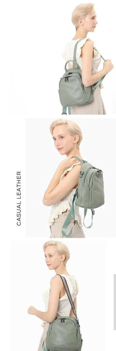 Heyto Heyto ⋄ kleiner Lederrucksack für Damen – Damenrucksack & Tasche